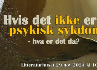 Mad in Norway inviterer til seminar: Hvis det ikke er psykisk sykdom, hva er det da?