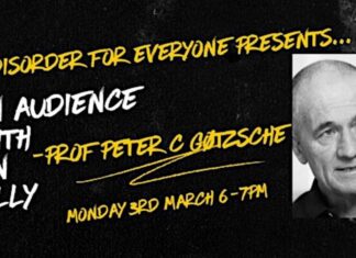 Eit møte med ein alliert – Professor Peter C Gøtzsche Arrangement - AD4E på AN AUDIENCE WITH AN ALLY – Eit møte med ein alliert – Professor Peter C Gøtzsche mandag 3. mars kl. 1900-2000 (norsk tid). Her kan du stille spørsmål om den siste boka hans.